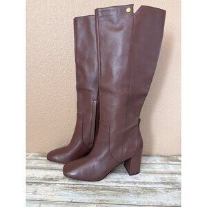 Cole Haan Chrystie Grand 360 Brown Leather Knee High Boots Women's Sz 7.5 NWOB